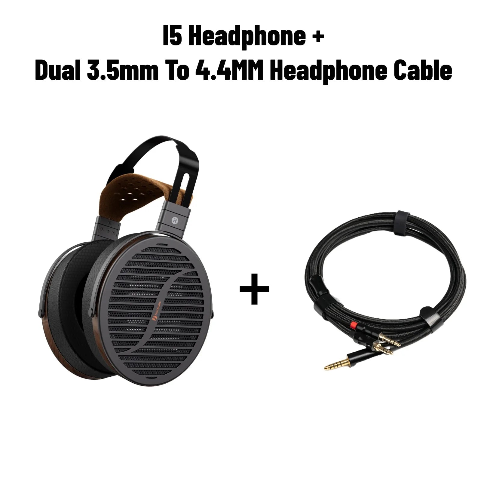 Fosi Audio i5 Open-Back Planar Magnetic Headphones with 97mm Diaphragm Professional Hifi Monitor Wired Headset For Studio