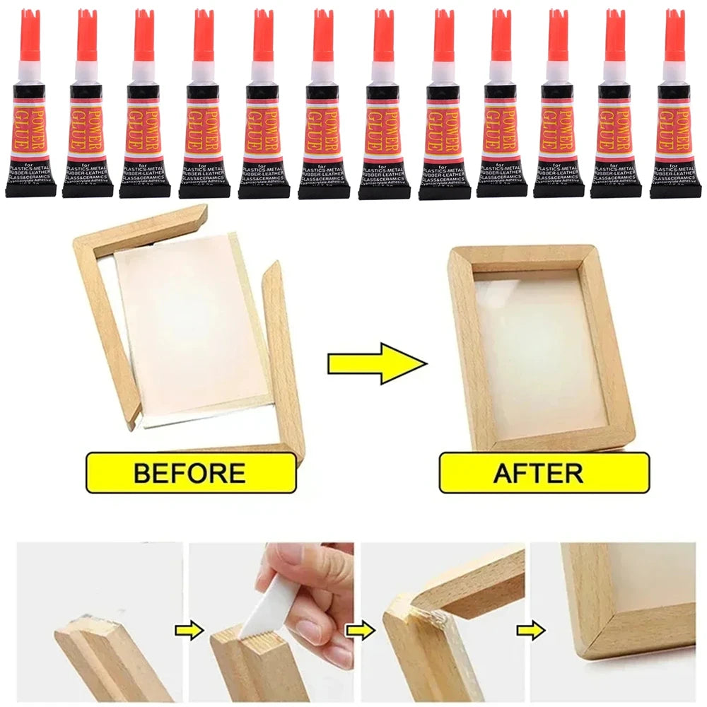 5-100PCS Liquid Super Glue Wood Rubber Metal Glass Cyanoacrylate Adhesive Stationery Nail Gel 502 Instant Strong Bond Leather