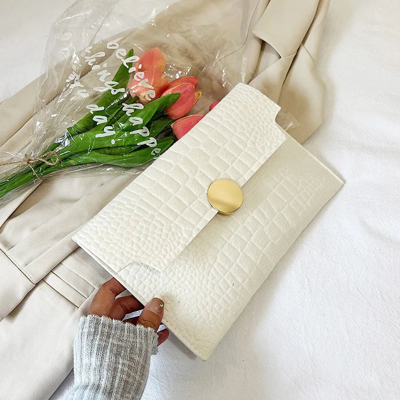 Women Felt Wallet for Women Coin Purse  Large Capacity Fashion Small Coin Envelope Bag Wallet Closure Solid candy colors Handbag