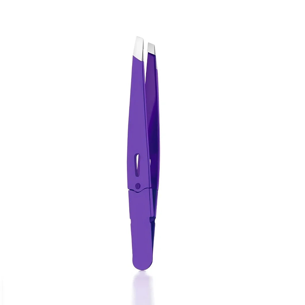 Precision Eyebrow Tweezers Durable Stainless Steel Non-Slip Grip for Facial Hair Removal Perfect for Everyday Beauty Routine