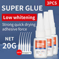 Super-Fast-Drying Adhesive 50g Transparent Water-Resistant and Heat-Resistant Plastic Wood Metal Glass Leather and DIY Projects