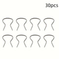 30pcs Car Door Window Regulator Retainer Clips Steel Spring Clamp For Universal Vehicles Quick Install Handle Crank Clips Parts