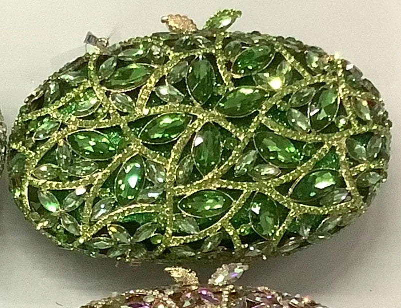 Designer Colorful Crystal Wallet Luxury Rhinestone Party Evening Clutch Bag for Women