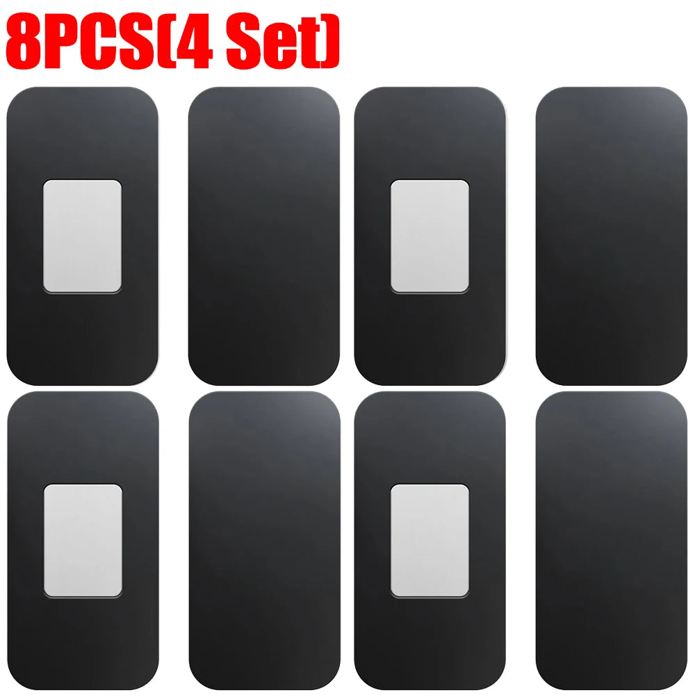 Self Adhesive Door Stop Magnetic Cabinet Catches Invisible Soft-Catch Anti-Rust Magnet Stickers Hidden Door Closer for Cupboard