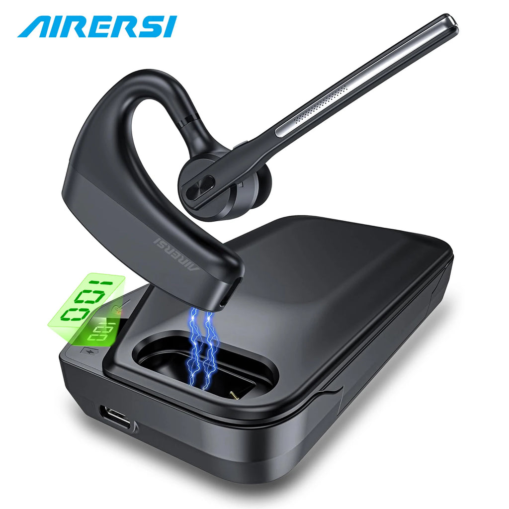 Newest K10C Bluetooth Headset Wireless Headpones Dual Mic Noise Cancelling Earphones With Charging Case For All Smart Phones