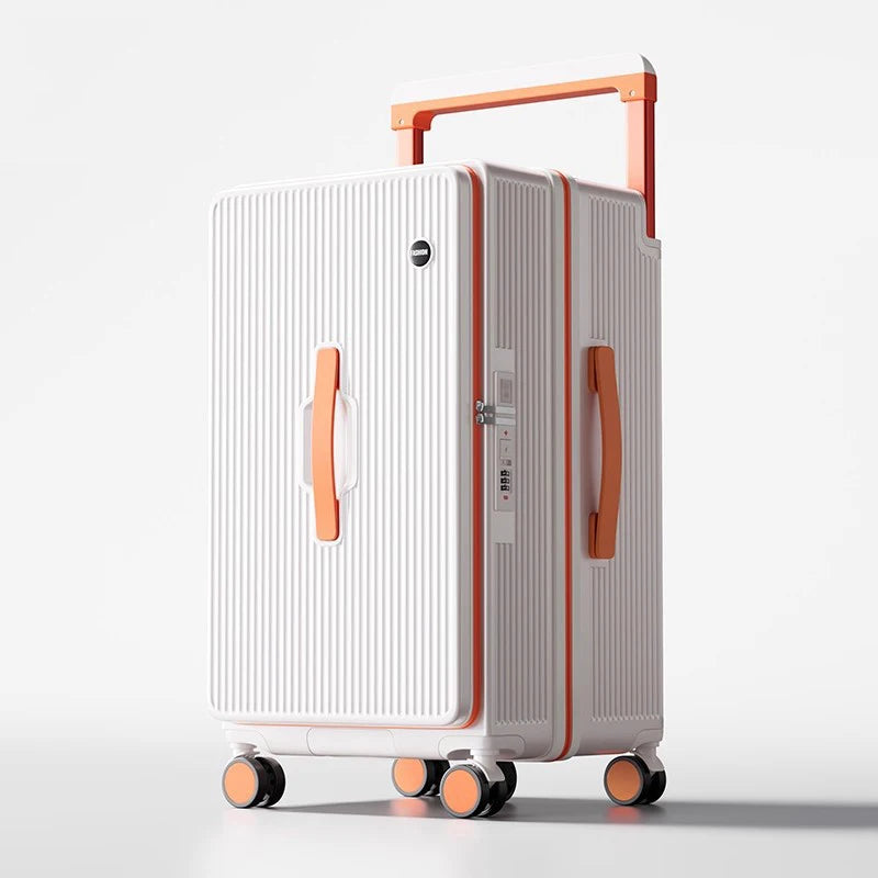 KLQDZMS Rolling Luggage Oversized Capacity Trolley Case ABS+PC Boarding Box 20"24"26"28"30"32 Inch Women's Travel Suitcase
