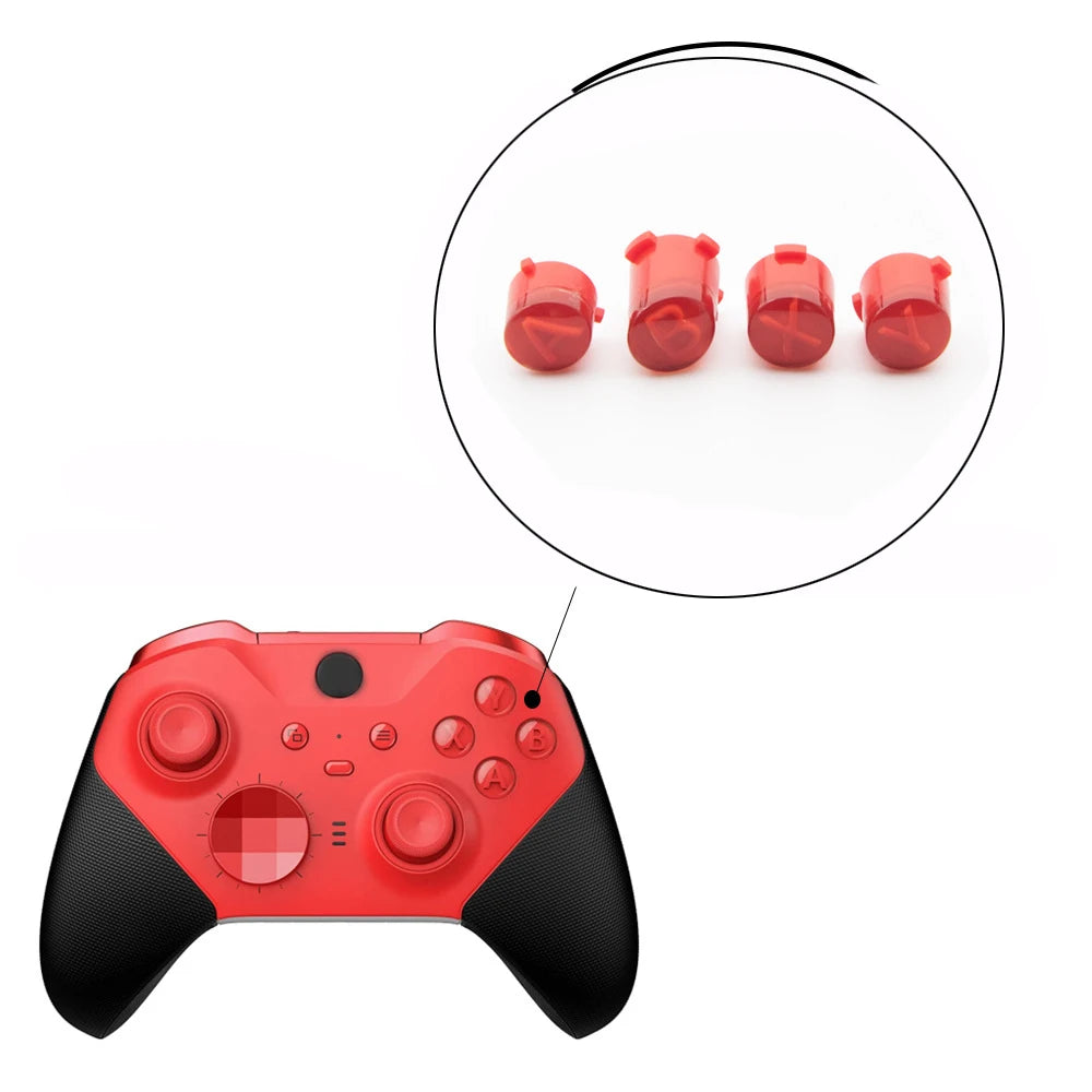 FOR Xbox One Slim/Elite/Xbox Series X/S Wireless Controller Replacement ABXY Start Back Sync Button Kit View Menu Share Button
