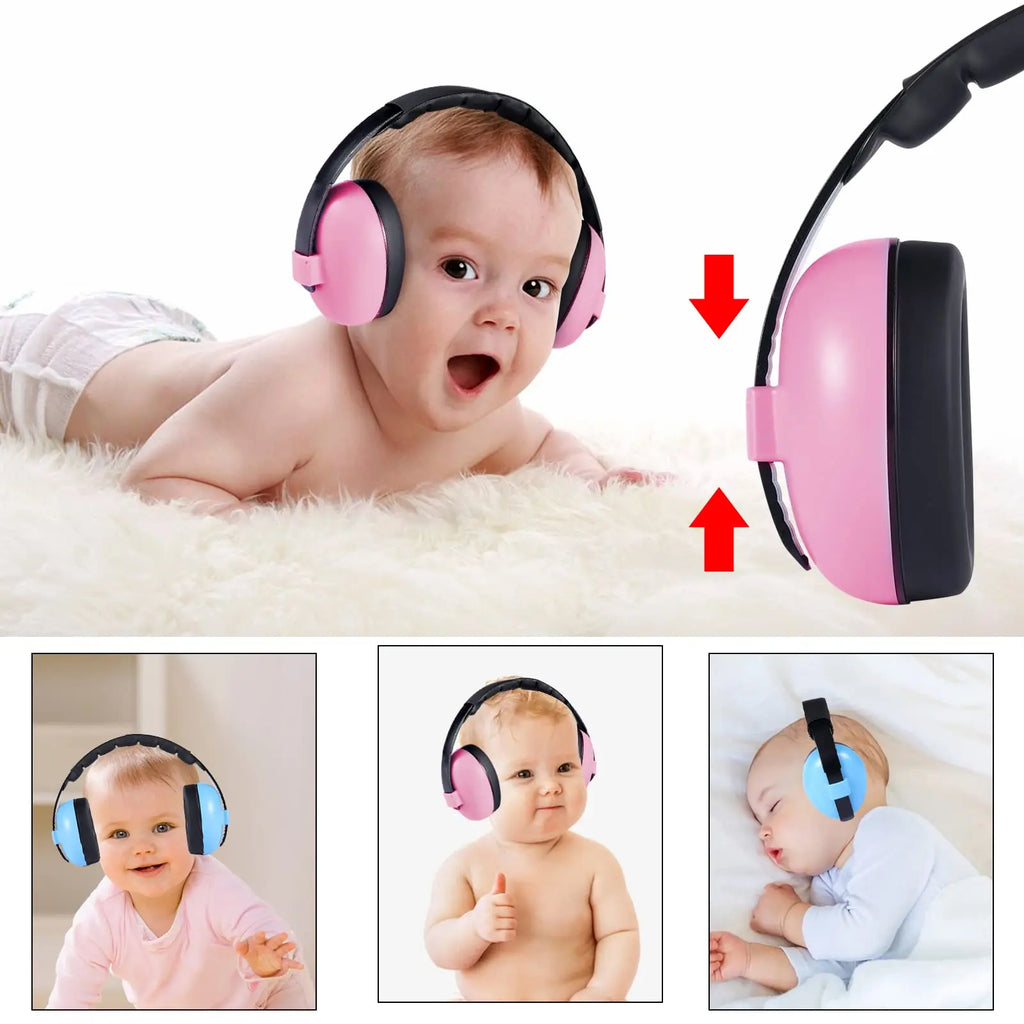 New Kids Ear Plugs Fit Travel Baby Sleeping Sound-isolating Headphones Baby Ears Protection Anti Noise Shield Earmuff