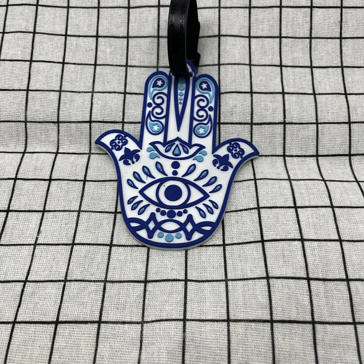 Macaron Colored Cat Paw Luggage Tag Check-in Anti Loss Ornament, Containing Various Types of Luggage Tags