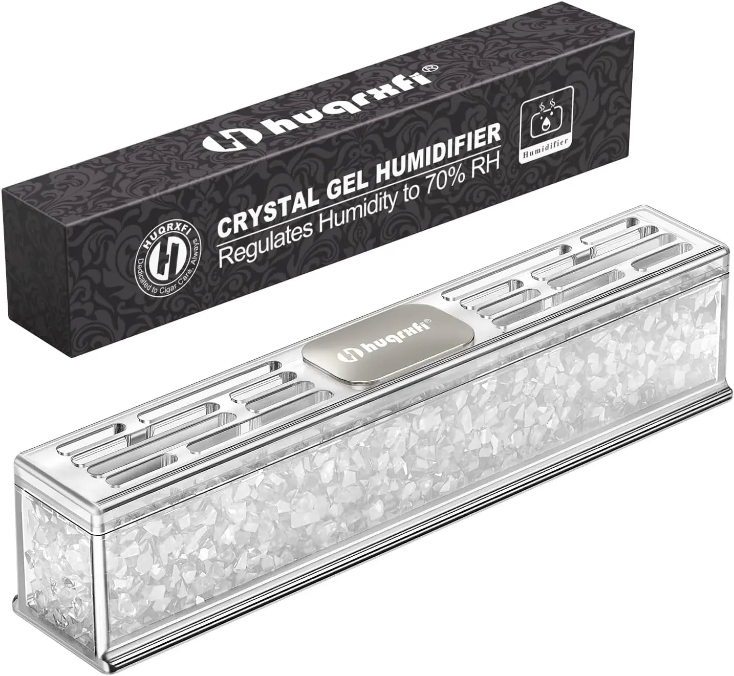 Pre-Filled Cigar Humidifier Ready-to-Use Crystal Gel Humidifier,Cigar Humidor Accessories,Maintains Ideal 65-70% Cigars Humidit