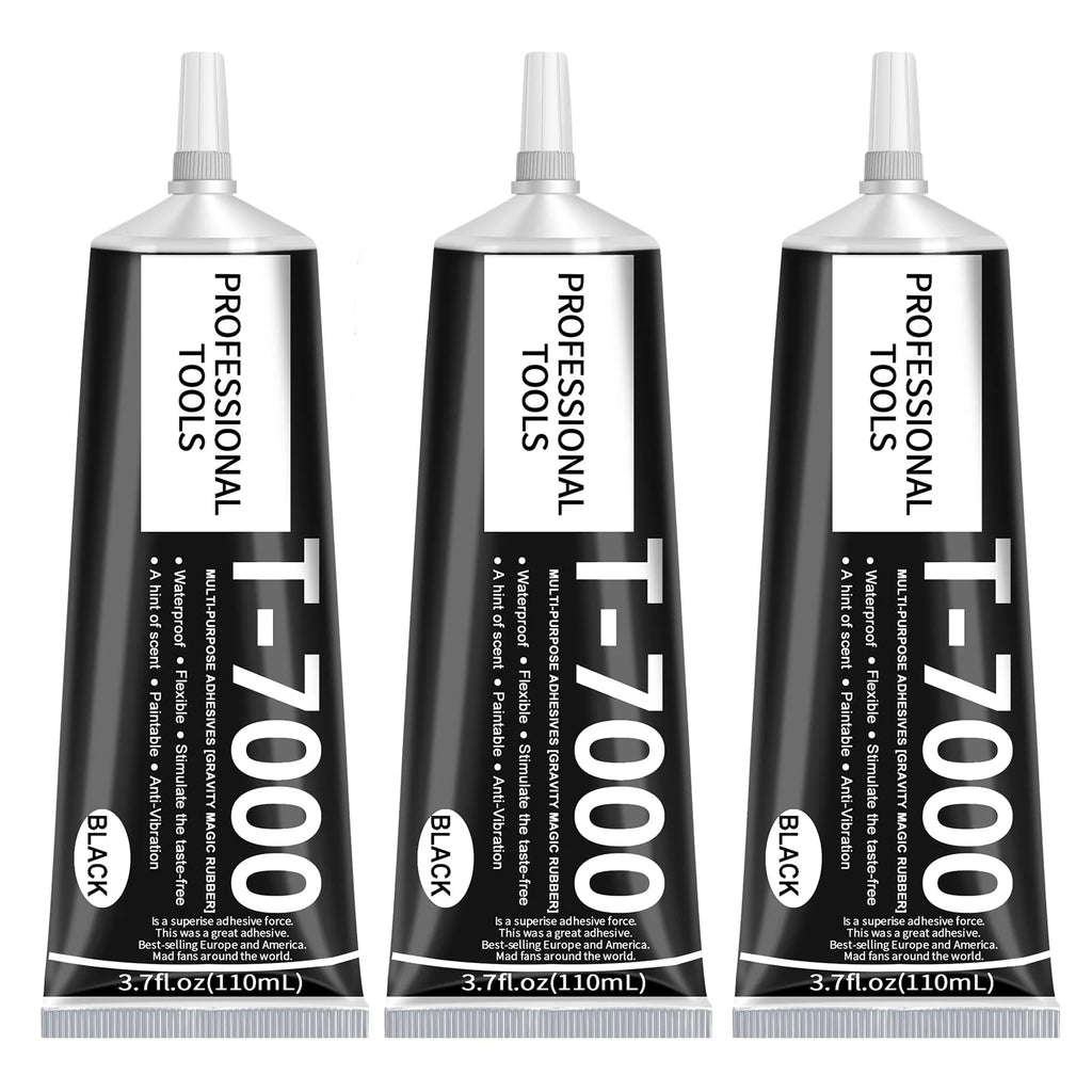 T7000 Black Glue Repair Mobile Screen Glue Waterproof Jewelry Craft Glue Liquid Super Strong Adhesives Multipurpose DIY Glue