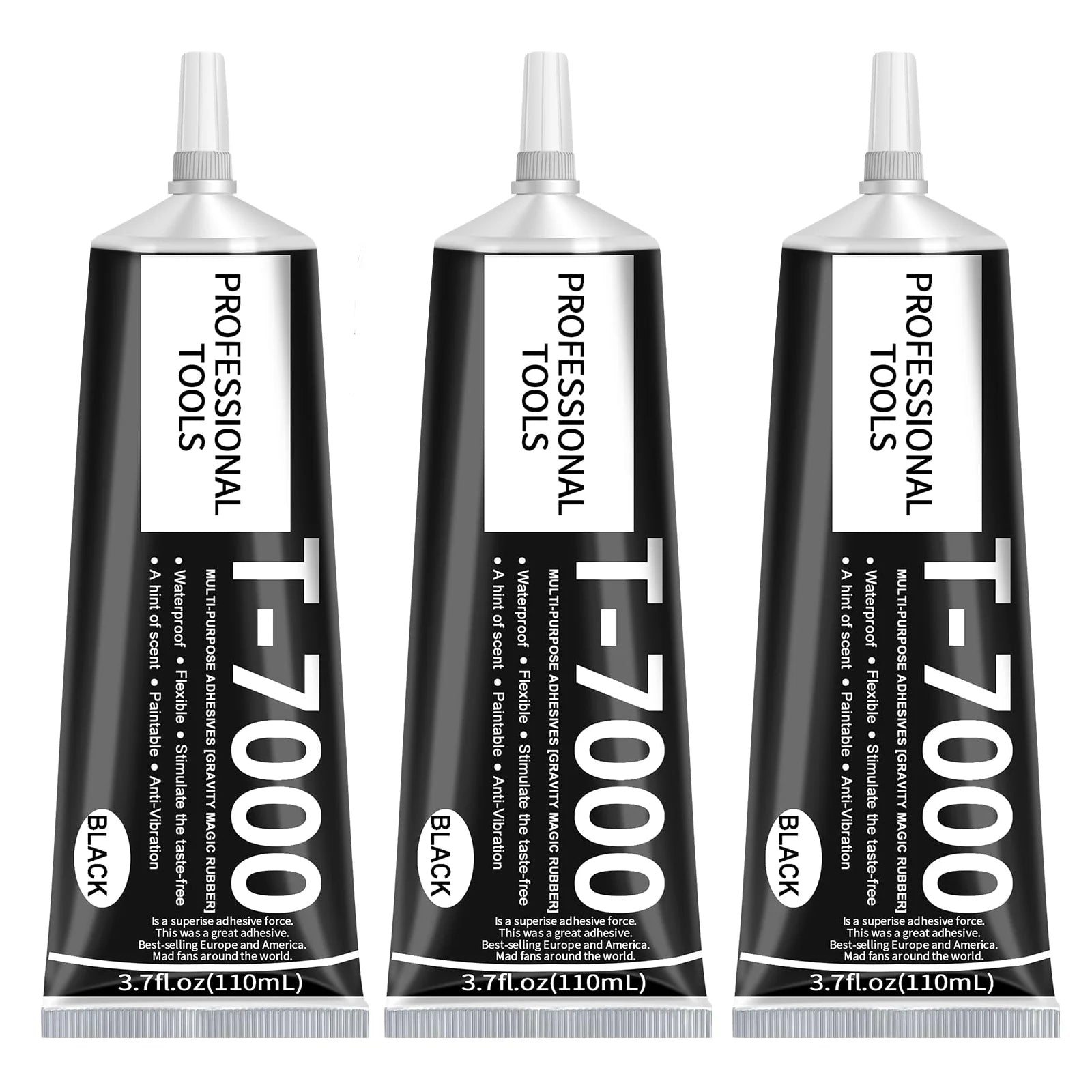 T7000 Black Glue Repair Mobile Screen Glue Waterproof Jewelry Craft Glue Liquid Super Strong Adhesives Multipurpose DIY Glue