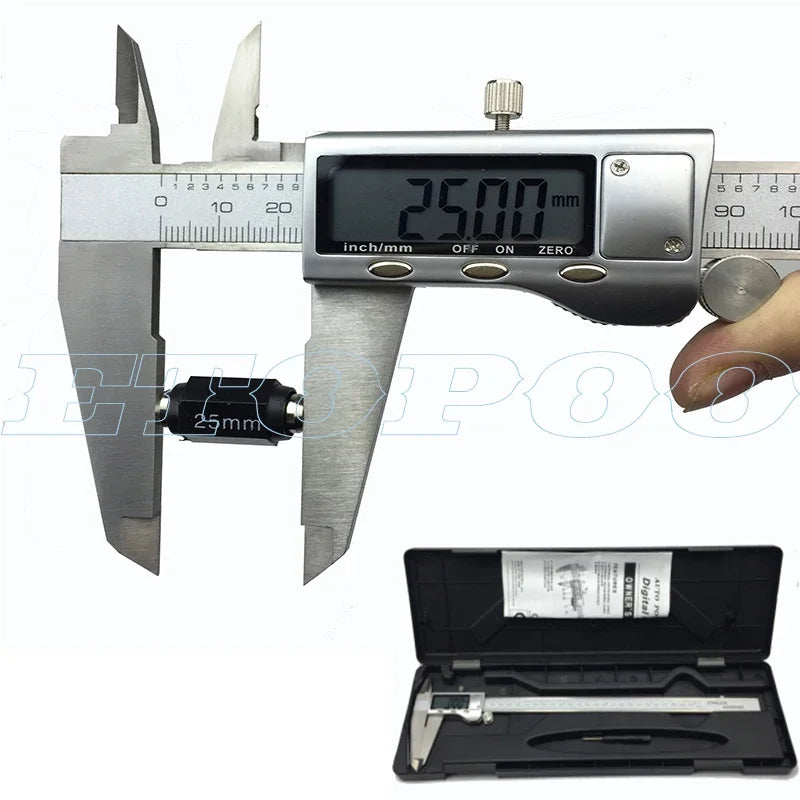 High Quality 0-50mm 150mm 200mm 300mm Metal Casing Digital Caliper Electronic Vernier Depth Gauge Micrometer Tool