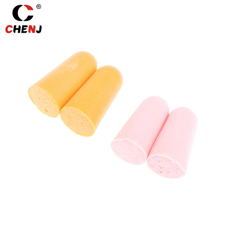 20Pcs Anti-noise Sponge Earplugs Reusable Anti-Noise Noise Reduction Protection Sound Insulation Ear Plugs For Sleep Work
