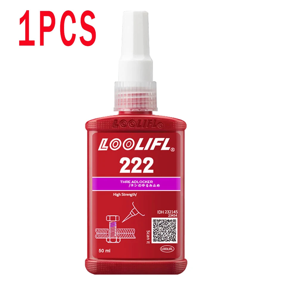 222 Loctite Thread Locking Adhesive for Screws And Bolts Rust And Leak Proof for Mechanical Maintenance And DIY Projects