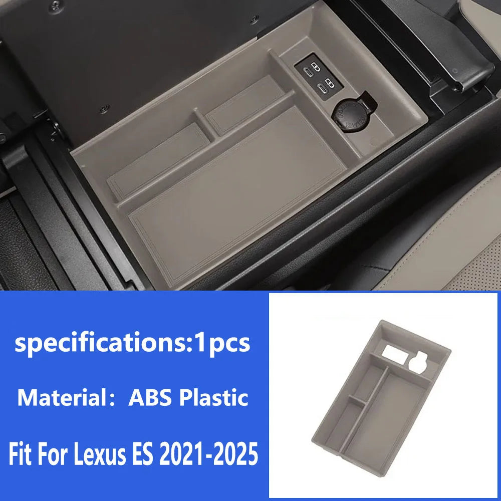 Car Central Control Armrest Box Center Console Storage Box Fit for Lexus ES 2021-2025 ES250 ES300h ES350 Automotive Accessories