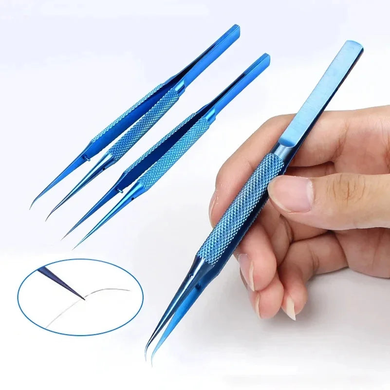 Titanium Alloy Anti-Magnetic Tweezers for Electronics Repair, Professional ESD Forceps for Motherboard, PCB, SMD & Jewelry