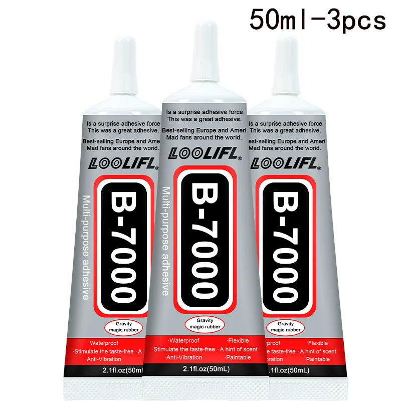 B7000 15,25,50,110ml Rhinestone Glue, Rhinestone Craft Glue, Jewelry Glue, Jewelry Processing Glue, Has Flexibility after Drying