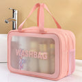 Wet-dry separation makeup bag portable toiletry bag travel essentials large capacity storage bag fitness swimming essentials