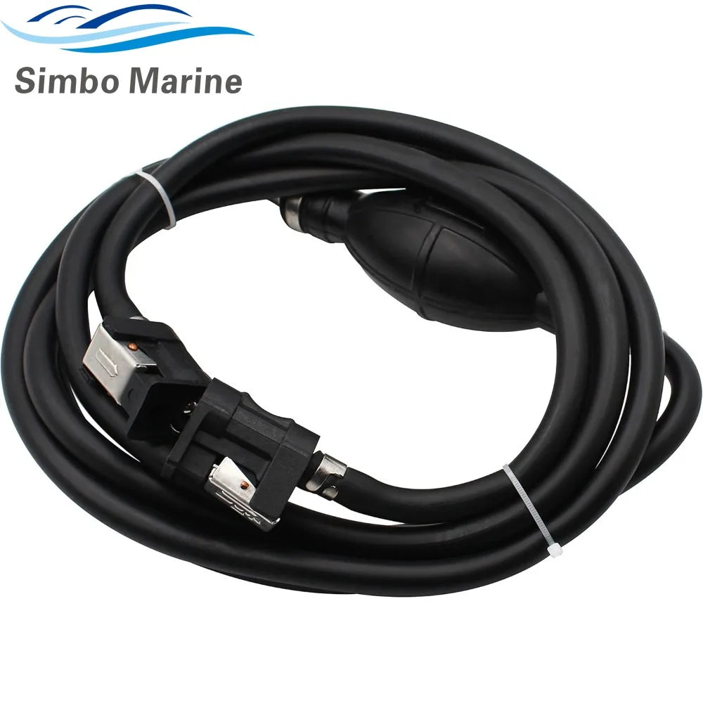Fuel Line Hose Bulb Connector Kit 5/16" 6mm Fits For Yamaha 2&4 Stroke 24 40 90 200 HP Outboard Engine 6Y1-24306-55 6Y1-24306-00