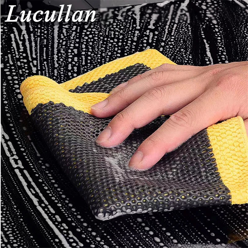 Lucullan Clay Mitt Glove Detailing Car Wash Cleaning Towel Cloth Quickly Removes Debris from Your Paint