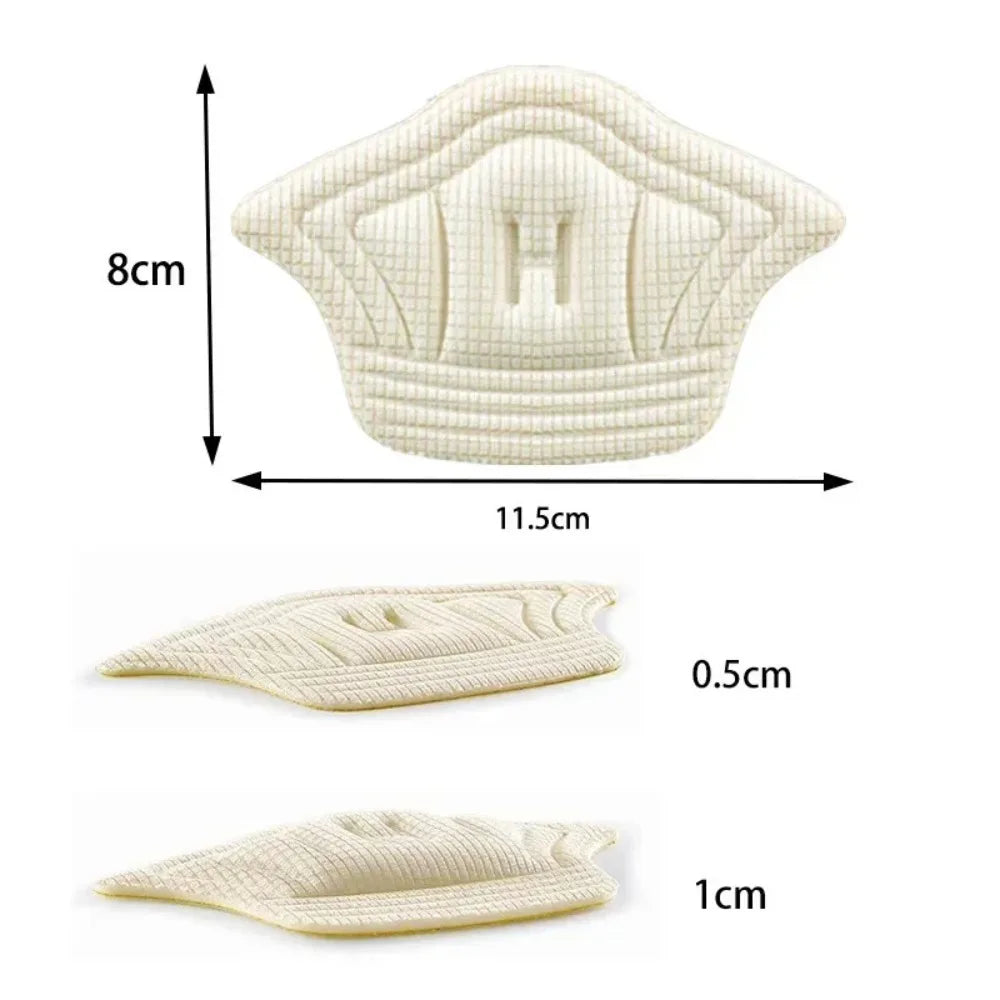 2/6/10pcs/set Insoles for Shoes Patch Heel Pads for Shoes Adjustable Size Foot Care Adhesive Back Sticker Shoes Insert Insole