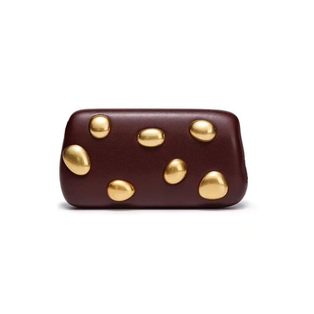 2025 women's new shoulder oblique span bag DingTalk special-shaped styling bag dinner clutch bag