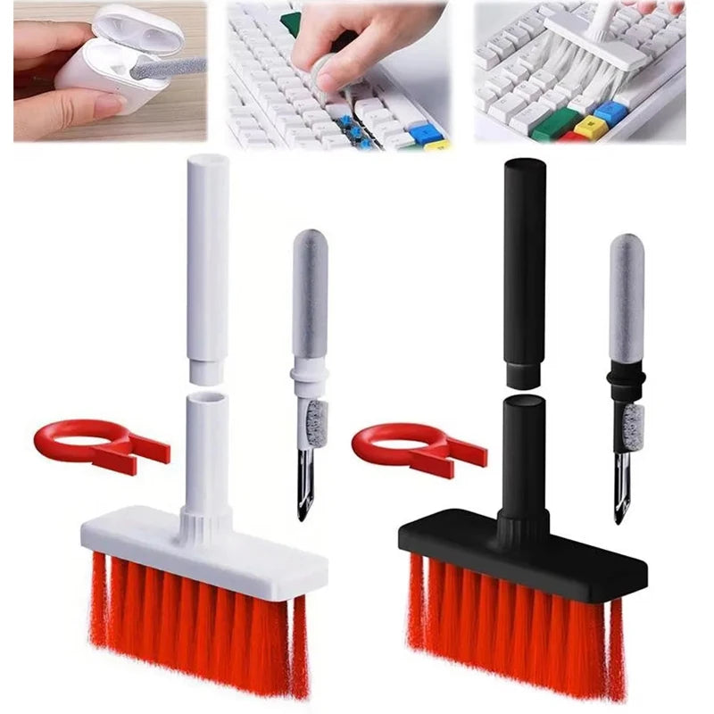 Universal Computer Keyboard Cleaner Brush Kit Earphone Cleaning Pen With Keycap Puller Kit For Headset iPad Phone Cleaning Tool