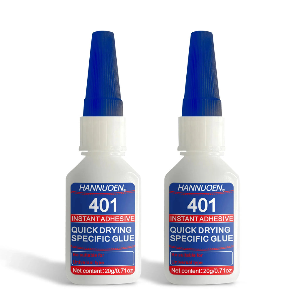 401 SUPER GLUE Cyanoacrylate Adhesive Super Strong Universal Adhesive Instant Glue for Resin Ceramic Metal Glass Fast Dry Glue