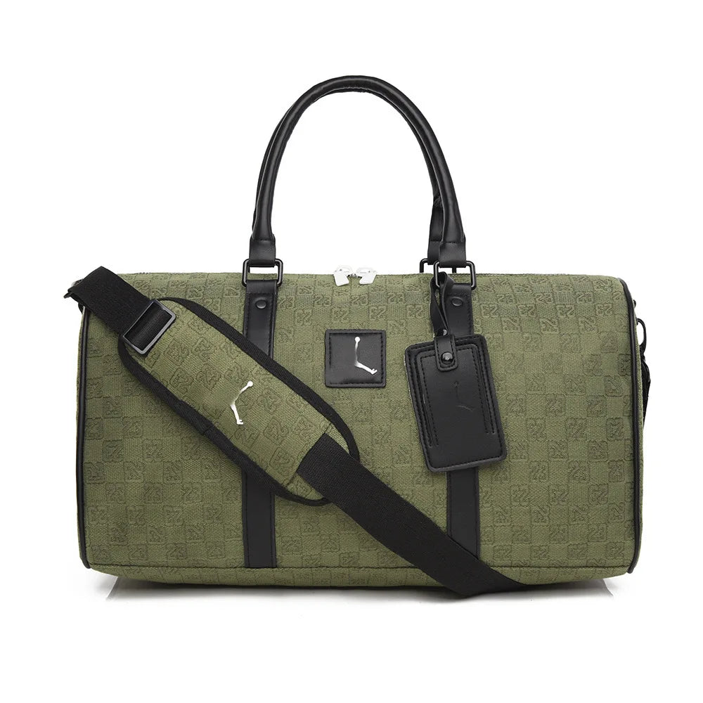 Lightweight Large Capacity Sports Fitness Bag for Travel And Business Trip Unisex Casual Travel Style Breathable PU Material