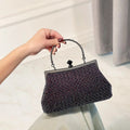 Purses and handbag luxury Designer Clutch purse handmade Pearl decoration Party Wedding Evening bag banquet bag