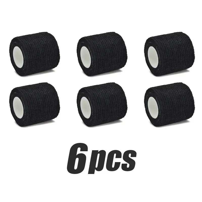 1-15pcs 2.5/5/7.5/10cm*4.8m Gauze Bandage Self-adhesive Breathable Elastic Bandages Sports Fixing Finger Wrist Leg Baby Care