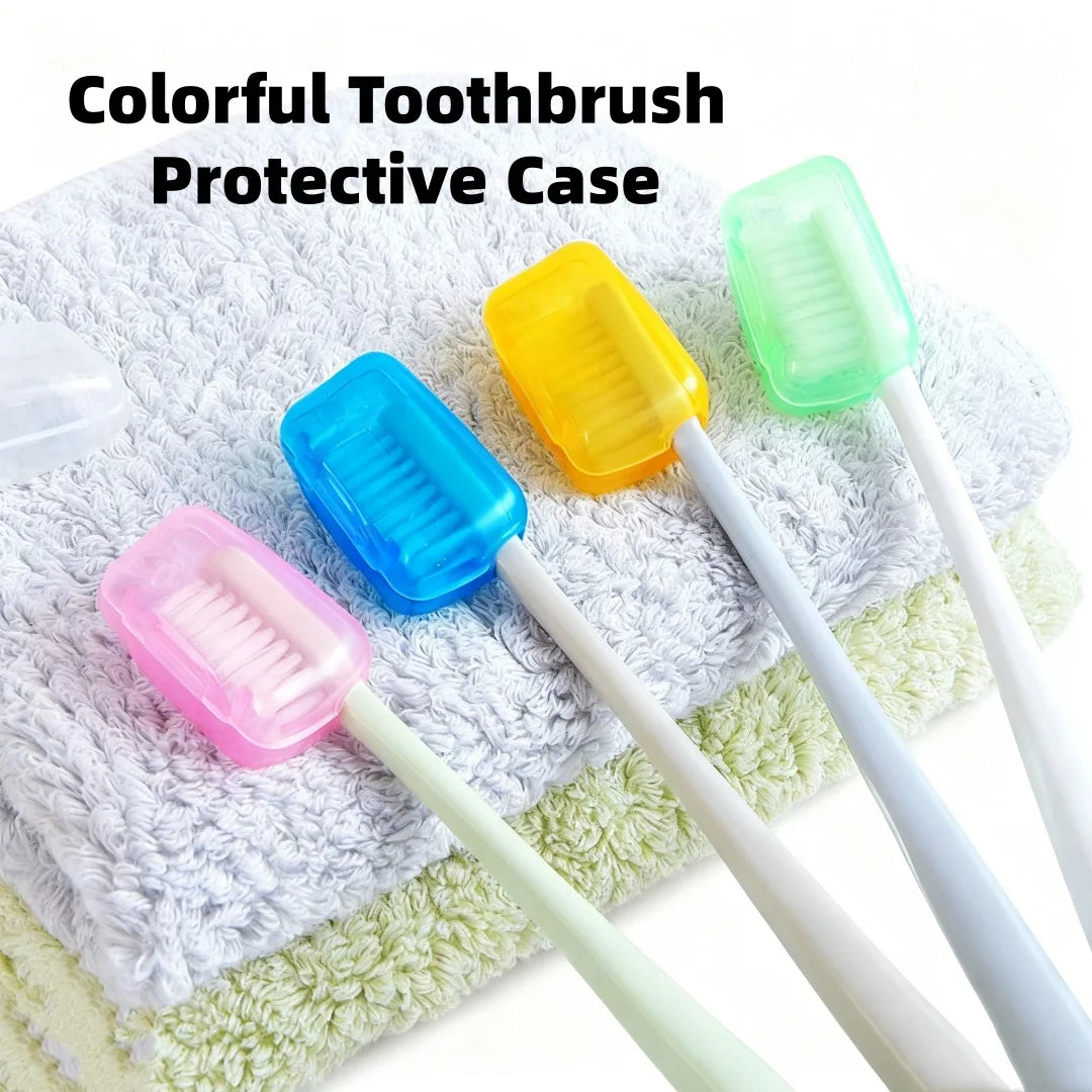 YS00269(1)-Household & Travel Toothbrush Storage Clip - Dustproof Protective Cap, Head Cover & Storage Case