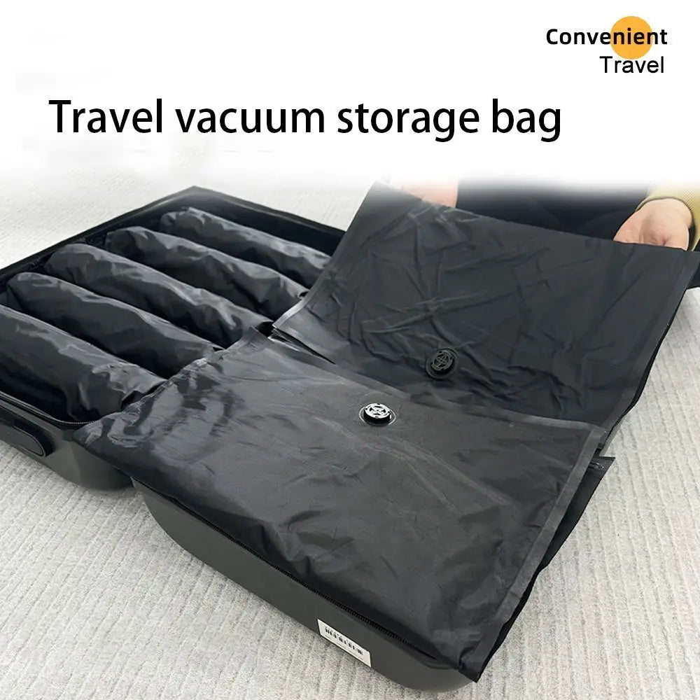 Reusable Hand Roll Vacuum Bags Space Saver Dustproof Vacuum Compression Bag Portable Luggage Vacuum Storage Bag for Travel