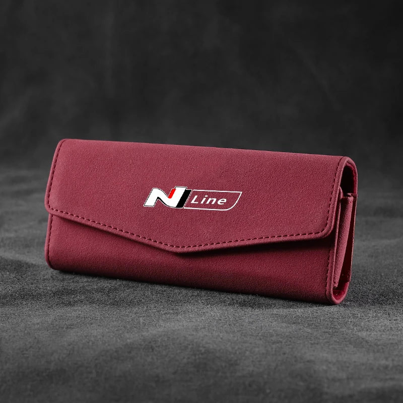 Car Glasses Case Sunglasses Storage Box Clip For Hyundai Sonata Elantra Tucson N Line Veloster Kona i30 i20 i10 Accessories