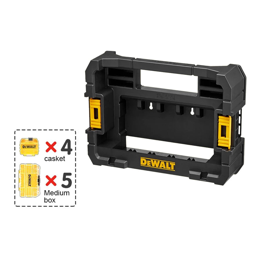 DEWALT DT70716 TSTAK Tool Box Stackable Removable Portable Storage Box Tool Case Plastic Outer Box Power Tool Accessories