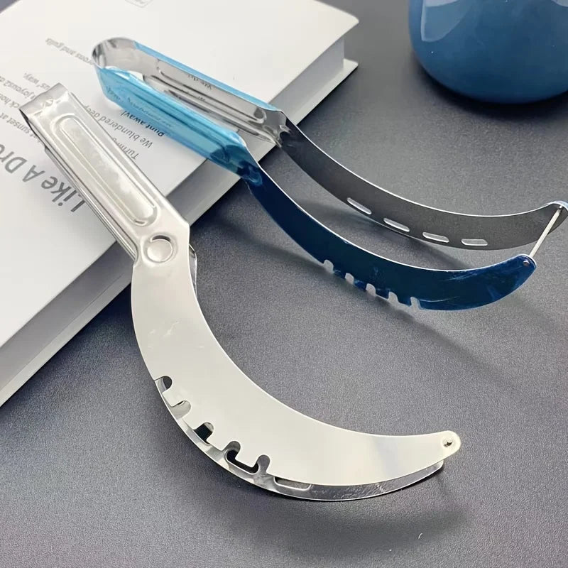 1pcs - Stainless Steel Fruit Slicer/Divider, Watermelon Slicer, Watermelon Cutter, Slicer/Divider, Amazing Sl