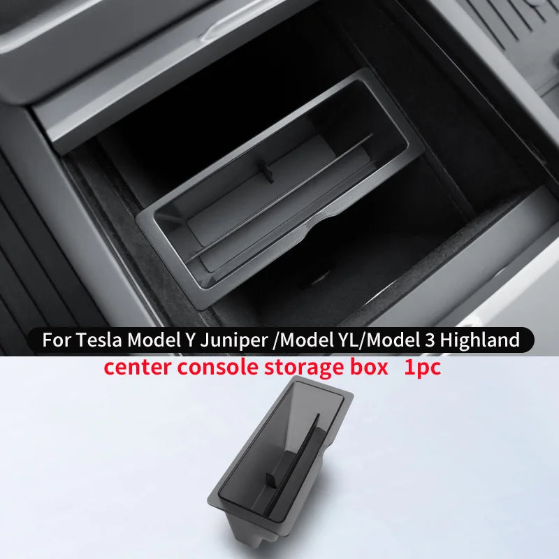 For Tesla central storage box model YL 6-seater armrest box for storing and storing car accessories