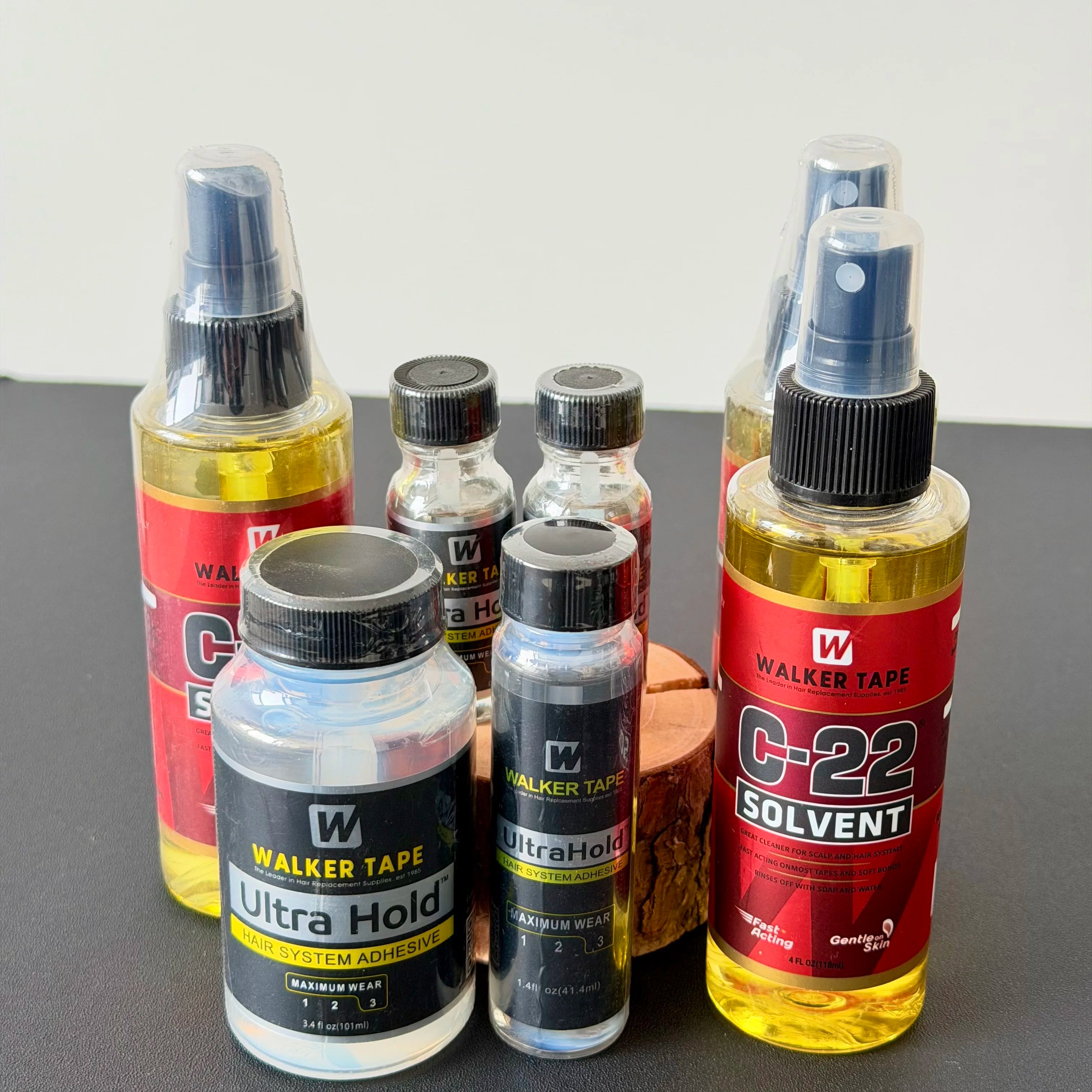 Walker Tape UltraHold Hair System Adhesive 1.4oz/41.4ml 、 0.5oz/15ml、  3.4oz/101ml Strong Hold Wig Glue for Toupee Hairpiece