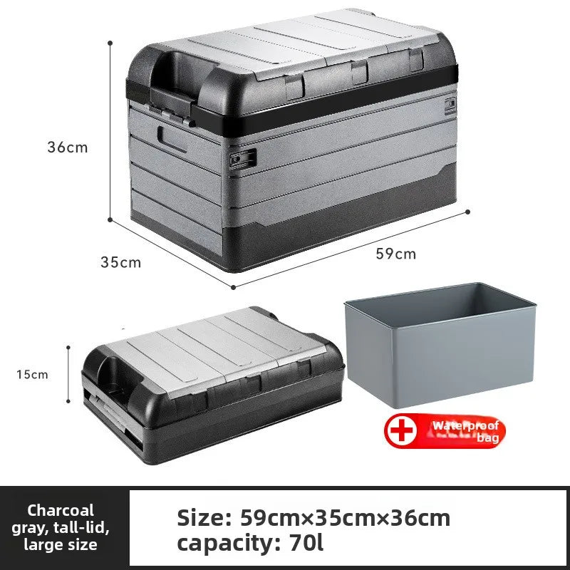 Cross-border Car Trunk Storage Box, Foldable Storage Box, Outdoor Camping Box, Household Storage And Organizing Box