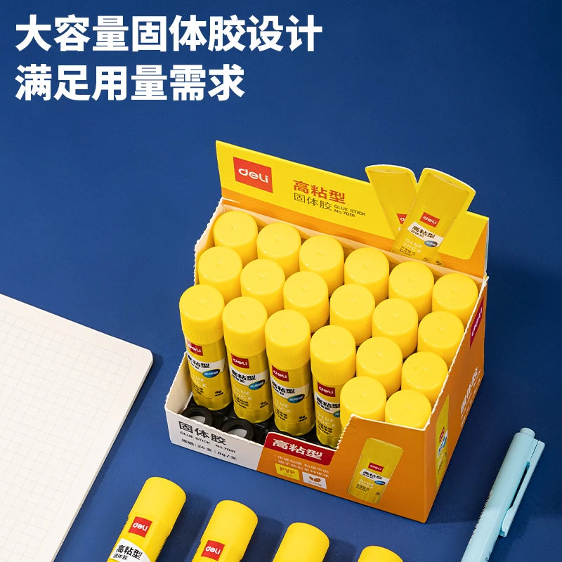 Deli 1/3pcs Glue Stick Pack - 8/15/20/36g High Adhesive Safety Paste for DIY Handicraft Office & School Fastening Supplies