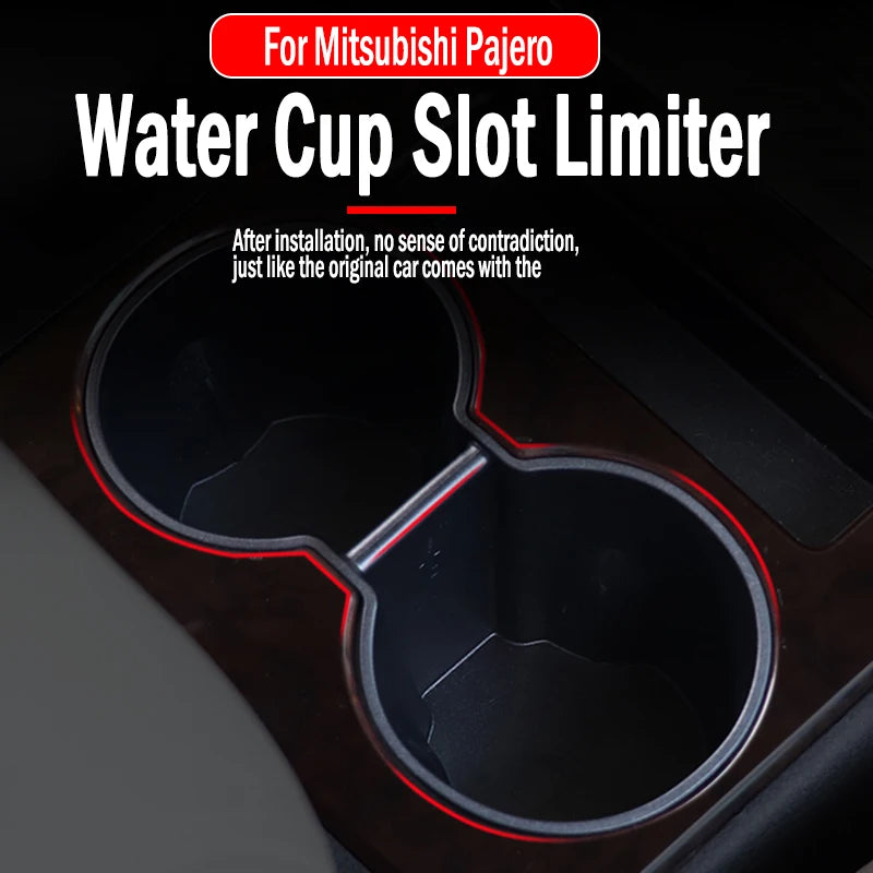 or Mitsubishi Pajero Interior Parts Cup Storage Box Limiter Montero V87V93V95V97V98 Silicone Cup Holder