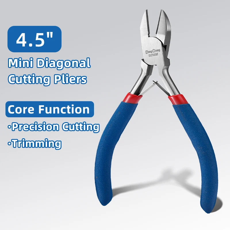 TINSOL 7PCS Mini Pliers & Wire Cutters Set, Needle Nose Pliers for Jewelry Making, DIY Beading Tools for Handcraft Repair Hobby