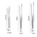 304 Stainless Steel Grill Tongs Food Clip BBQ Steak Clip Bread Tong Cooking Utensils Party Non-Slip Kitchen Gadgets Accessories