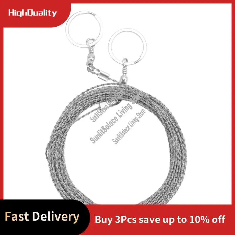 Mini Stainless Steel Wire Saw,Pocket Chainsaw,Portable Camping Saw Wire Saw,Wire Hand Saw Field Saw Wire 10M-A45M