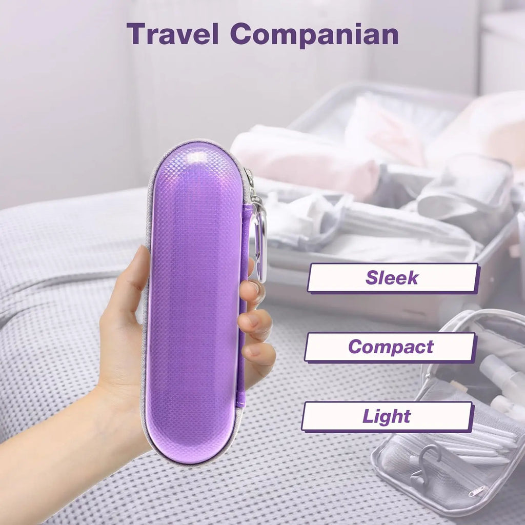 EVA Electric Toothbrush Case Waterproof Shockproof Moisture Resistant Large Size Fits Most Sonicare Electric Toothbrush