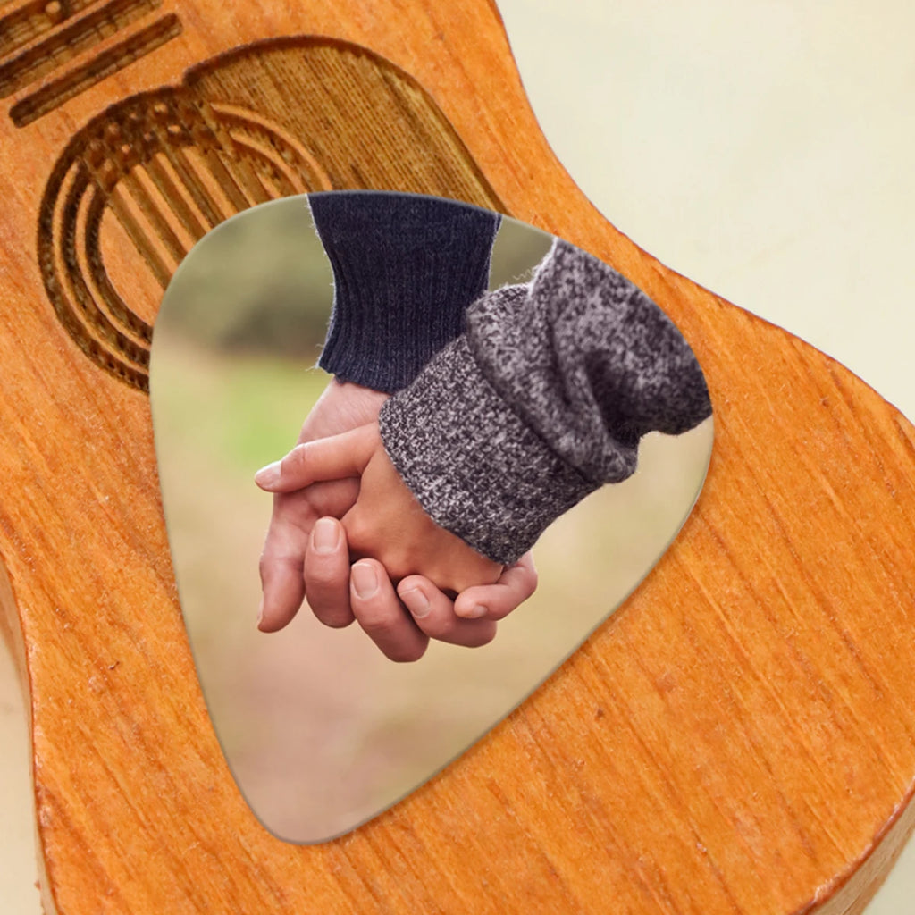 Personalized Guitar Picks, Customized Photo And Text Guitar Accessories, Music Lovers, Valentine'S Day, Family, Friends, Couple