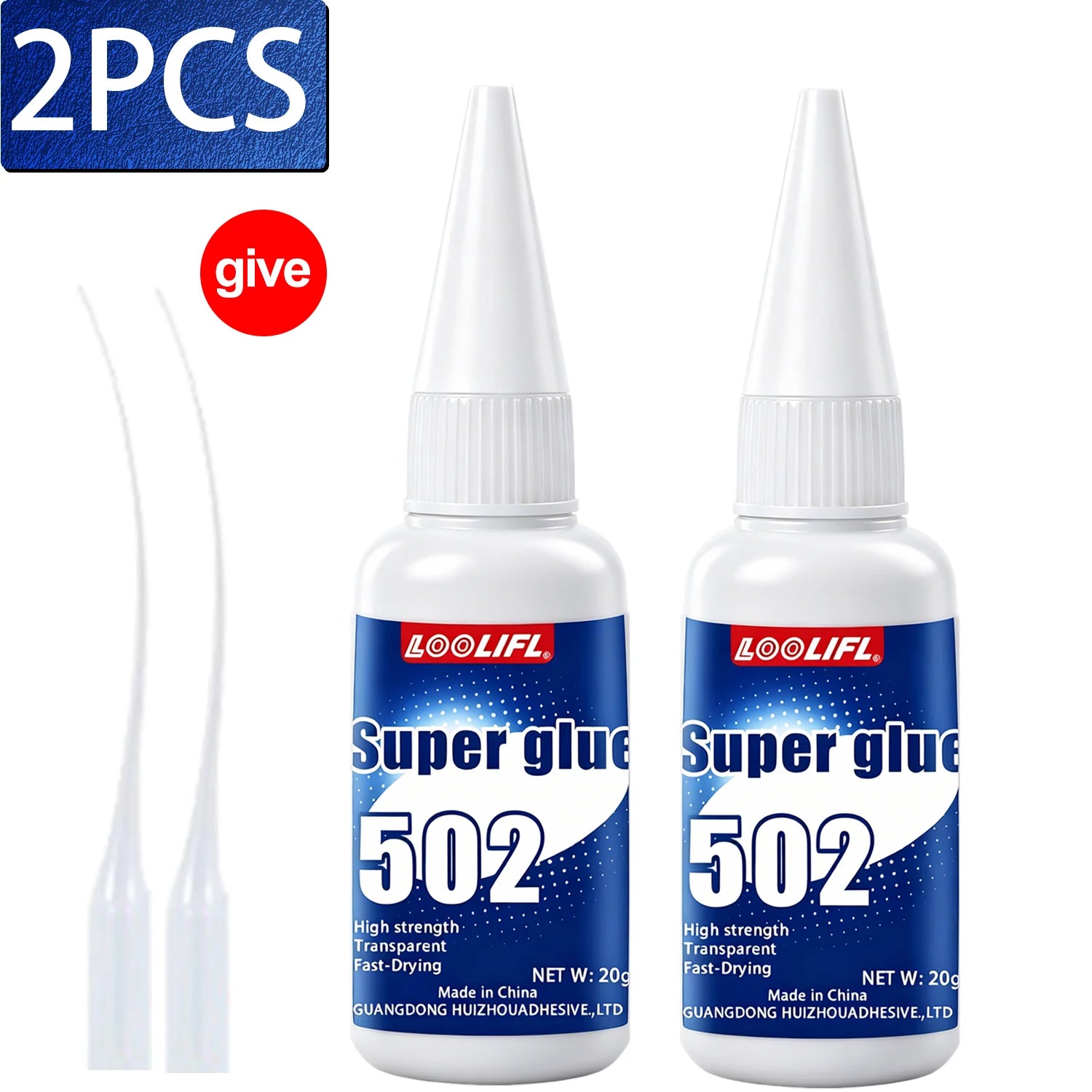 502 Super Glue Instant Extra Strong Bond Quick-Drying Adhesive Universal For Plastic Metal Ceramic Wood Glass Shoe Repair Tools