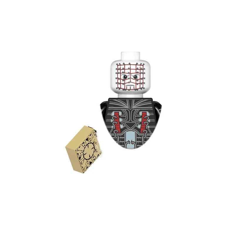 WM839 Horror Movie Zombie Building Blocks Bricks Dolls Mini Action Toy Figures Assemble Blocks Kids Gifts