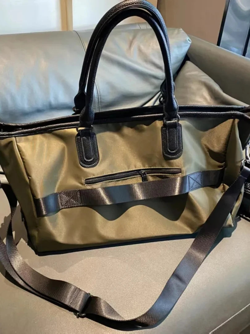 Soft Shoulder Bag Unisex Travel Sports Fitness Crossbody Handbag Oxford Cloth Material No Pull Rod Summer 2025